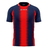 [해외]GIVOVA 반소매 티셔츠 Stripe 3140780896 Blue / Red