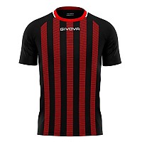 [해외]GIVOVA 반소매 티셔츠 Tratto 3140780907 Black / Red