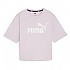 [해외]푸마 Ess Cropped 로고 반팔 티셔츠 7140130751 Grape Mist