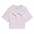 [해외]푸마 Ess+ 로고 Lab 반팔 티셔츠 7140130953 Grape Mist