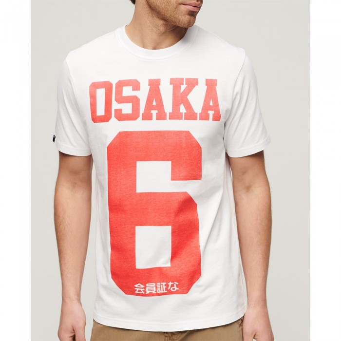 [해외]슈퍼드라이 Osaka Graphic Nr 반팔 티셔츠 140588423 Optic