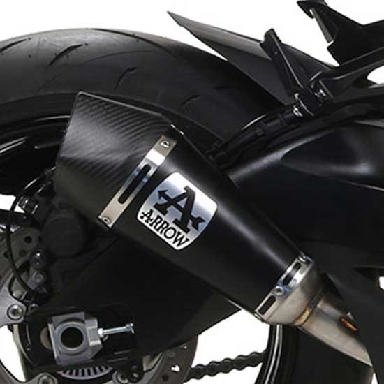 [해외]ARROW X-Kone Short Dark Suzuki Katana 1000 ´19-20 비승인 오토바이 머플러 9140449378 Black