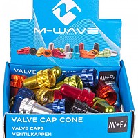 [해외]M-WAVE 밸브 캡 AV/FV 30 단위 1140783658 Multicolor