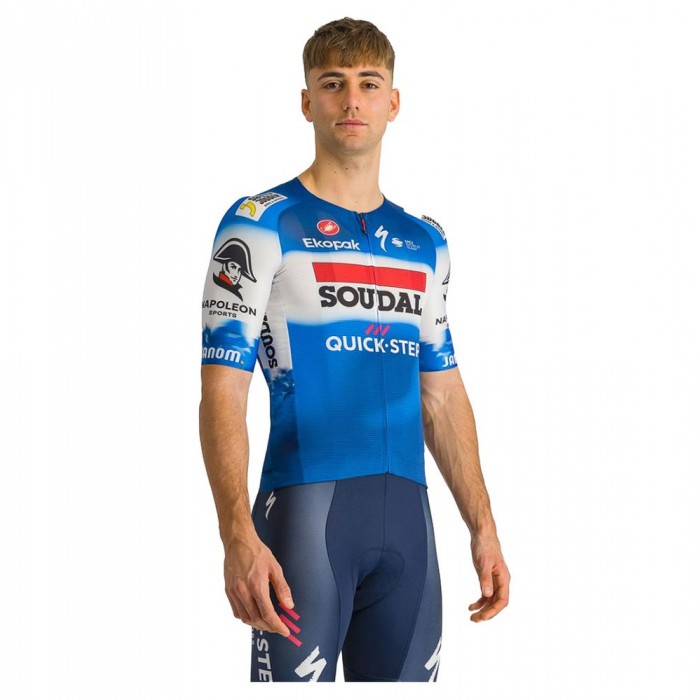 [해외]카스텔리 Aero Race 7.0 Soudal Quick-Step 2024 반팔 저지 1140745334 Multicolor