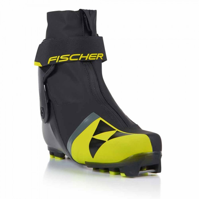 [해외]FISCHER 노르딕 스키 부츠 Carbonlite Skate 5140263932 Neon Yellow / Black