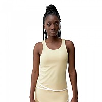 [해외]BORN LIVING YOGA Smash Built-In Bra Medium-High Support 민소매 티셔츠 12140517305 Yellow Soft / White