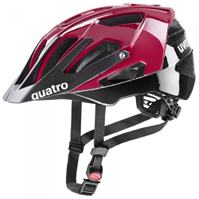 [해외]우벡스 Quatro MTB 헬멧 1140390117 Ruby Red / Black