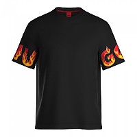 [해외]휴고 반팔 티셔츠 잠옷 Flames 10253414 140315792 Black