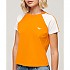 [해외]슈퍼드라이 Essential 로고 Slub Retro 반팔 티셔츠 140588140 Satsuma Orange / Optic