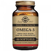 [해외]SOLGAR 이중 강도 Omega-3 60 단위 4138036207 Brown