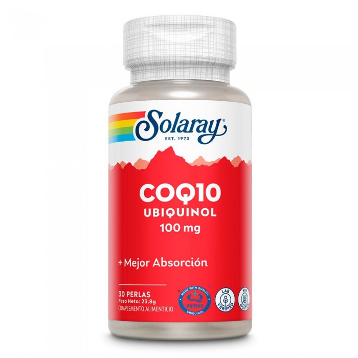 [해외]SOLARAY Ubiquinol CoQ-10 100mgr 30 단위 4138063538 Red