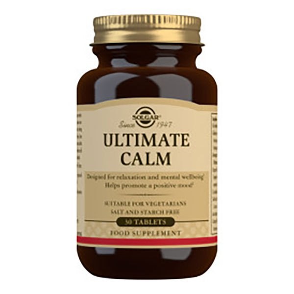 [해외]SOLGAR Ultimate Calm 30 단위 중립적 맛 4138389264 Brown