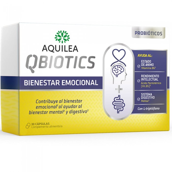 [해외]AQUILEA 정서적 웰빙 프로바이오틱스 Qbiotics 30 정제 4139730973 Multicolour