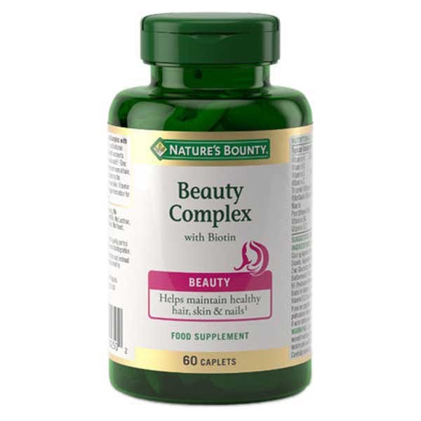 [해외]NATURES BOUNTY 중립 맛 Beauty Complex + Biotin 60 모자 4139743808