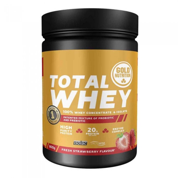 [해외]GOLD NUTRITION 딸기 가루 음료 Total Whey 800g 4140664187 Multicolor