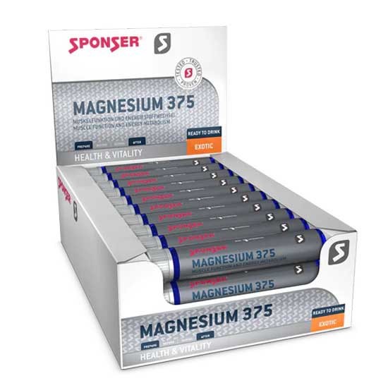 [해외]SPONSER SPORT FOOD 약병 음료 상자 Magnesium 375 25ml Exotic 30 단위 4140719991 Multicolor