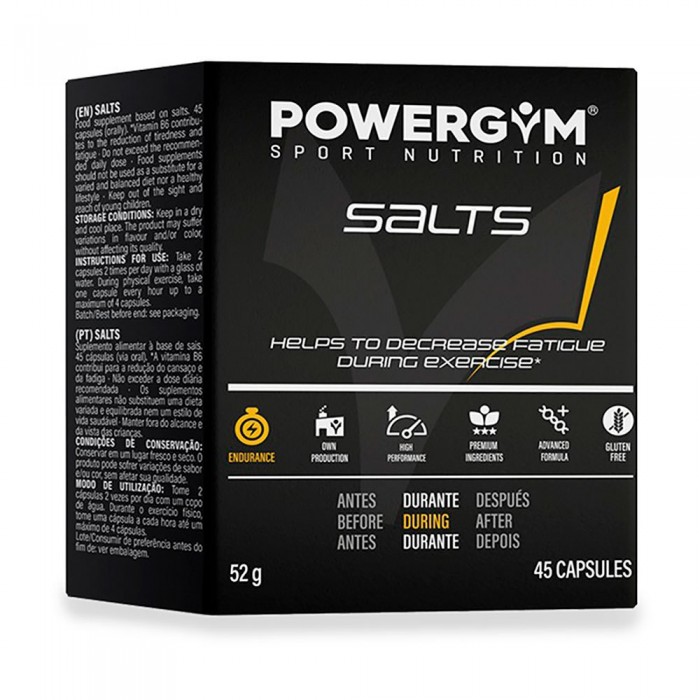 [해외]POWERGYM 비타민 및 미네랄 모자 Salts 45 단위 4140751898