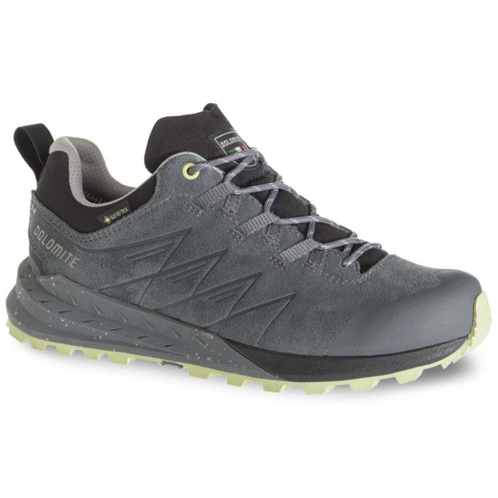 [해외]돌로미테 Croda Nera 고어텍스 하이킹화 4140186379 Rock Grey / Lime Green