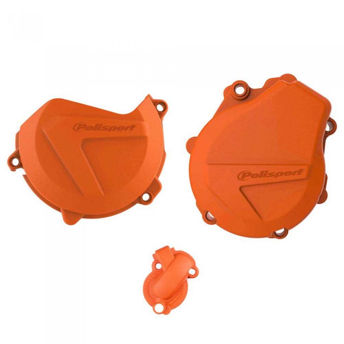 [해외]POLISPORT OFF ROAD KTM EXCF/XCFW450/500 17-22 클러치 & 점화 커버 프로텍터 9140773305 Orange