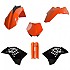 [해외]POLISPORT OFF ROAD MX Full KTM SX/SX-F 07 91561 오토바이 플라스틱 키트 9140846091 Orange / Black