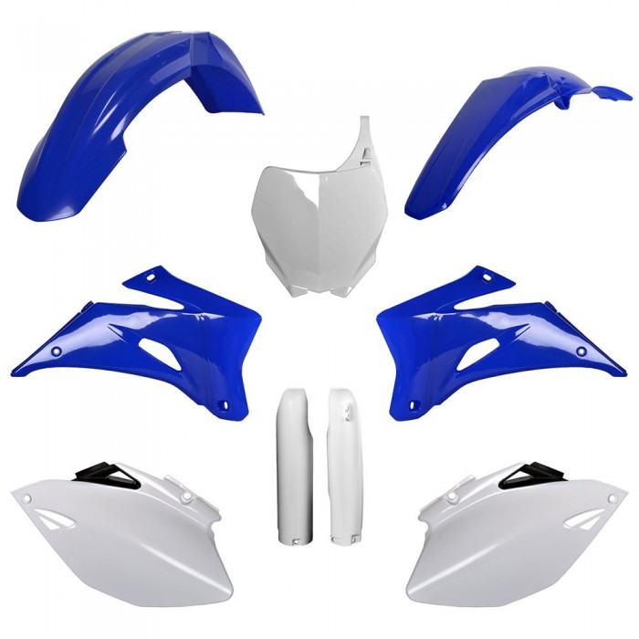 [해외]POLISPORT OFF ROAD MX Full 야마하 YZ250F/450F (06-07) OEM 91394 오토바이 플라스틱 키트 9140846148 Blue / White