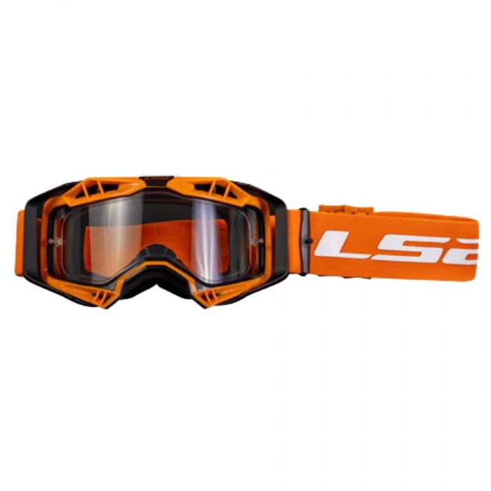 [해외]LS2 Aura Enduro 오프로드 고글 9140764337 Black / High Vision Orange