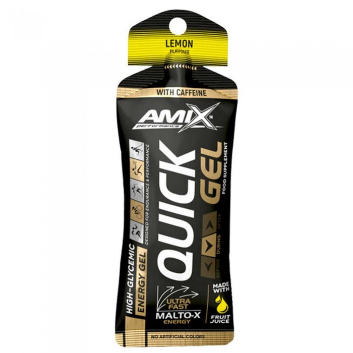 [해외]AMIX 퀵 에너지 젤 레몬 45g 1138335064 Black