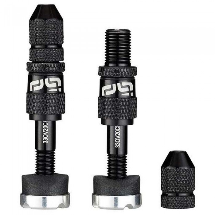 [해외]E-THIRTEEN Quick Fill Plasma Schrader Tubeless 밸브 1140106380 Black