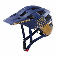 [해외]크라토니 올Set 프로 MTB 헬멧 1140798192 Blue / Gold Matt