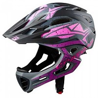 [해외]크라토니 C-Maniac 프로 다운힐 헬멧 1140798220 Black / Pink / Purple Matt