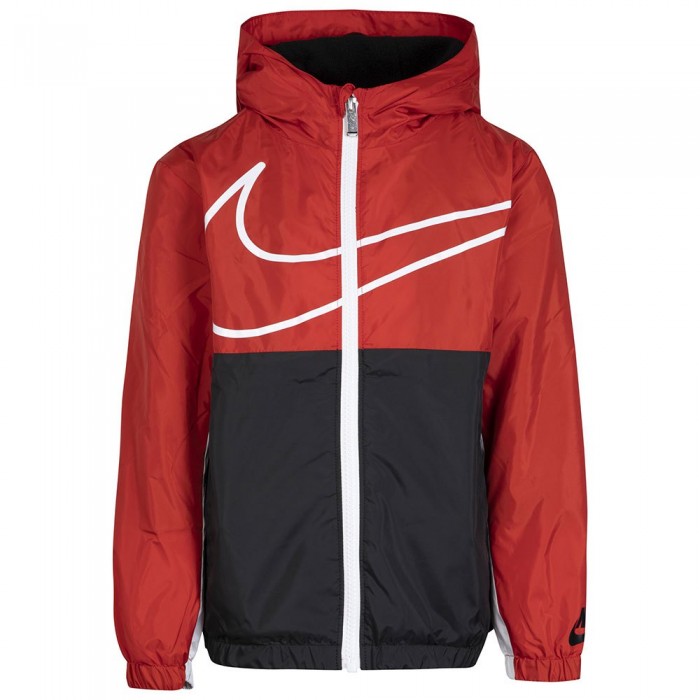 [해외]나이키 KIDS Swoosh Windbreaker 재킷 15140365629 University Red