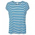 [해외]베로모다 Ava Plain 반팔 티셔츠 140371883 Ibiza Blue / Stripes Pristine
