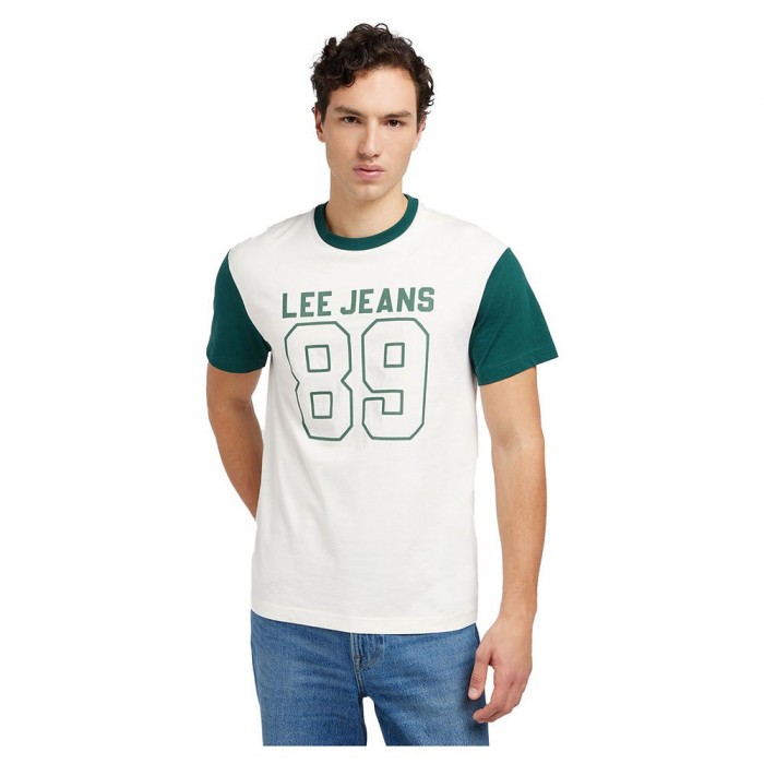 [해외]LEE Raglan Varsity 반팔 티셔츠 140579642 Evergreen