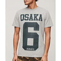 [해외]슈퍼드라이 Osaka Graphic 반팔 티셔츠 140588425 Ash Grey Marl