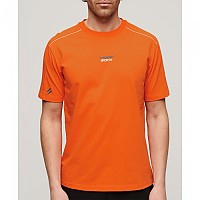 [해외]슈퍼드라이 Sport 테크 로고 Relaxed 반팔 티셔츠 140588622 Orange Tiger