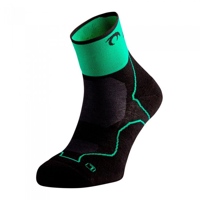 [해외]LURBEL Desafio Three 짧은 양말 4140858997 Black / Green