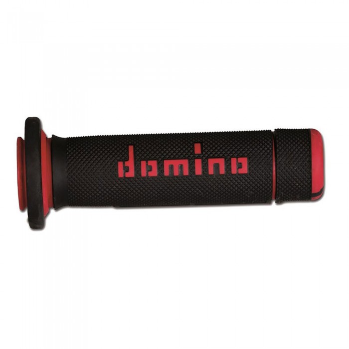 [해외]DOMINO ATV Closed End 핸들 그립 9140821580 Black / Red