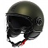 [해외]모모디자인 FGTR EVO 오픈 페이스 헬멧 9140653518 Mono Matt Green / Black