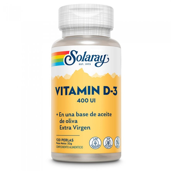 [해외]SOLARAY 비타민 D3 400 IU 120 단위 7138063271