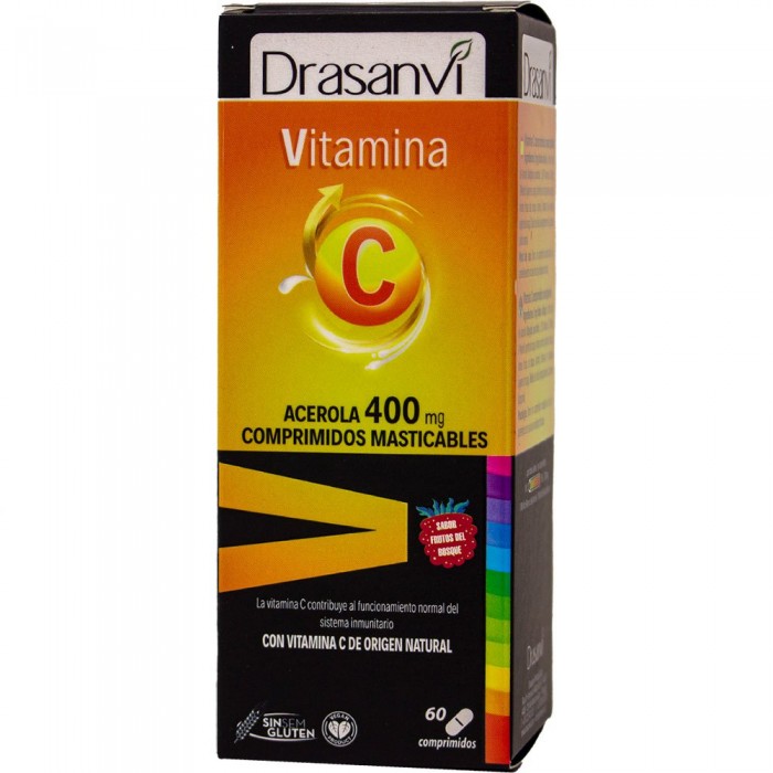 [해외]DRASANVI 비타민 정제 C 400mg 60 7140314971 Multicolour