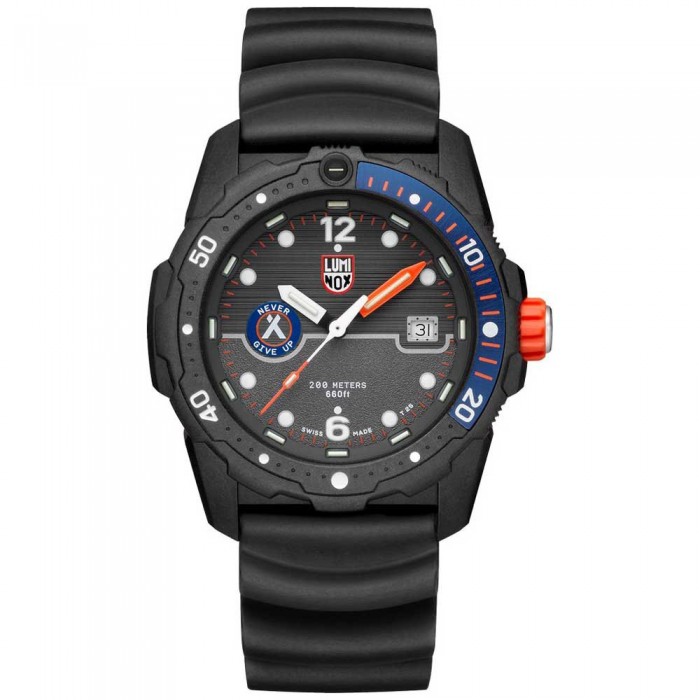 [해외]루미녹스 스트랩 Bear Grylls Survival Sea 3720 Series 14137435947 Black / Blue / NBR Black