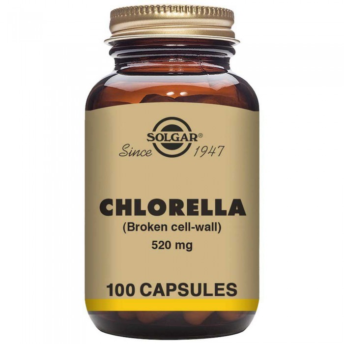 [해외]SOLGAR Chlorella 520mgr 100 단위 3138035965 Brown