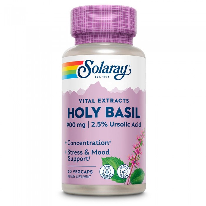 [해외]SOLARAY Holly Basil 450mgr 60 단위 3138063657 Lila