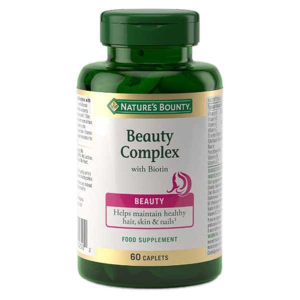[해외]NATURES BOUNTY 중립 맛 Beauty Complex + Biotin 60 모자 3139743808