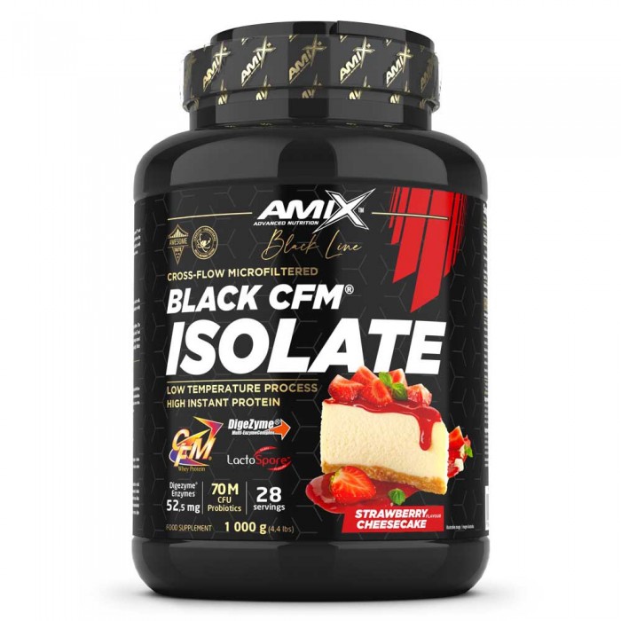 [해외]AMIX 프로틴 딸기 치즈케이크 Black CFM Isolate 1kg 3140602655