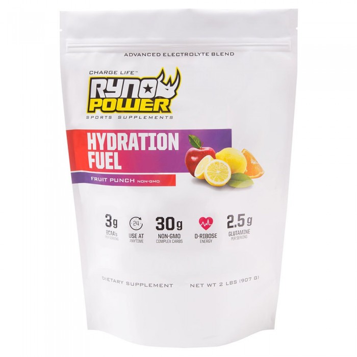 [해외]RYNO POWER Hydration Fuel 907gr Fruit Punch 3140663848 White