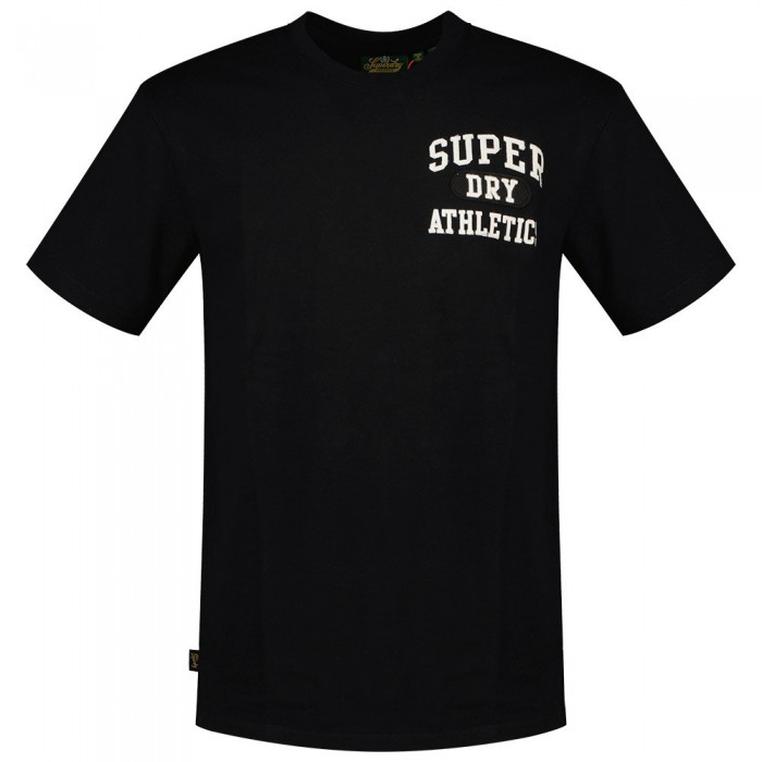 [해외]슈퍼드라이 Embroidered Superstate Ath Logo 반팔 티셔츠 140588024 Black