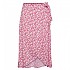 [해외]PIECES 미디 스커트 Tala Wrap 140297785 Hot Pink / Aop Multi Flower