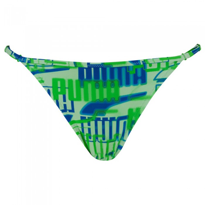 [해외]푸마 비키니 하의 Swim Printed Side Strap 140626911 Green Combo