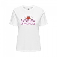 [해외]ONLY Lucia 반팔 티셔츠 140871406 Bright White / Print Le Pacifique
